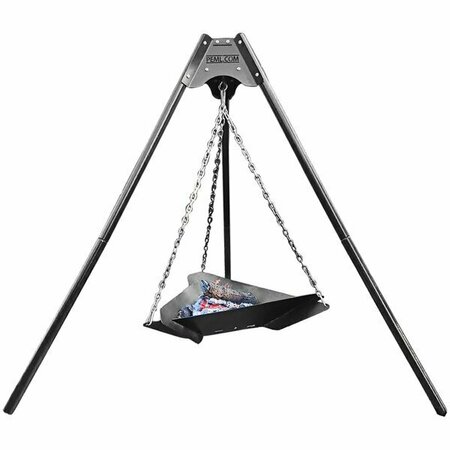 PARIS SITE FURNISHINGS 70'' Heavy-Duty Steel Tripod Fire Pit 969464343